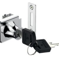 Cerradura de Una Puerta de Cristal